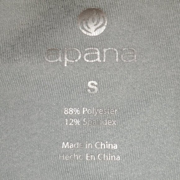 Women's Apana Yoga Light Green  Long Sleeve Athletic Top Size Small - Picture 4 of 10